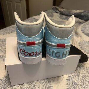 Custom Coors light air Jordan 1’s. Be the only person with these shoes